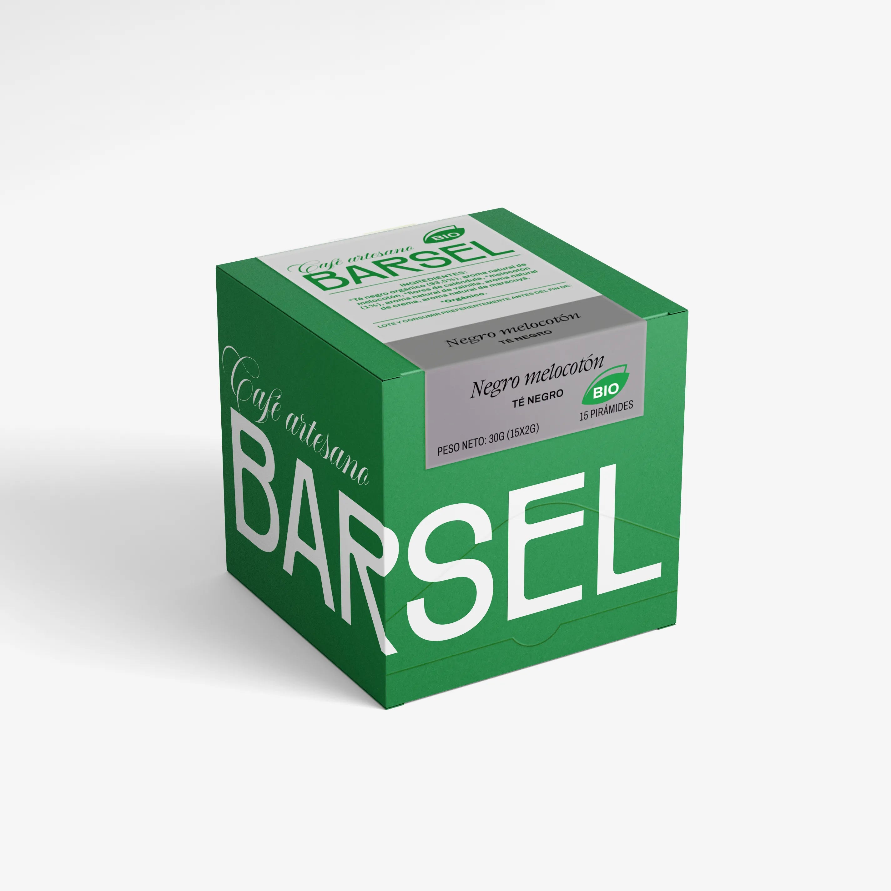 Té negro melocotón BIO