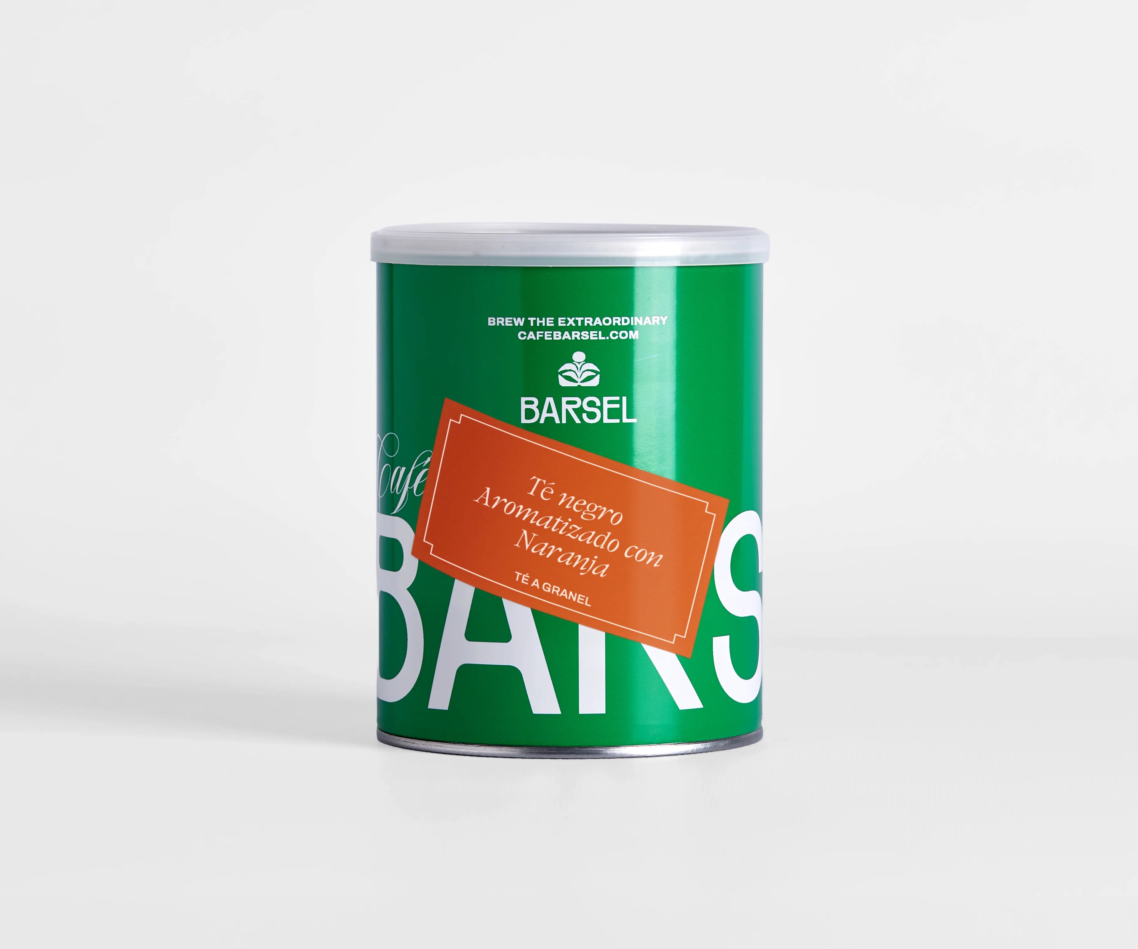 Té negro arromatizado con naranja en bote