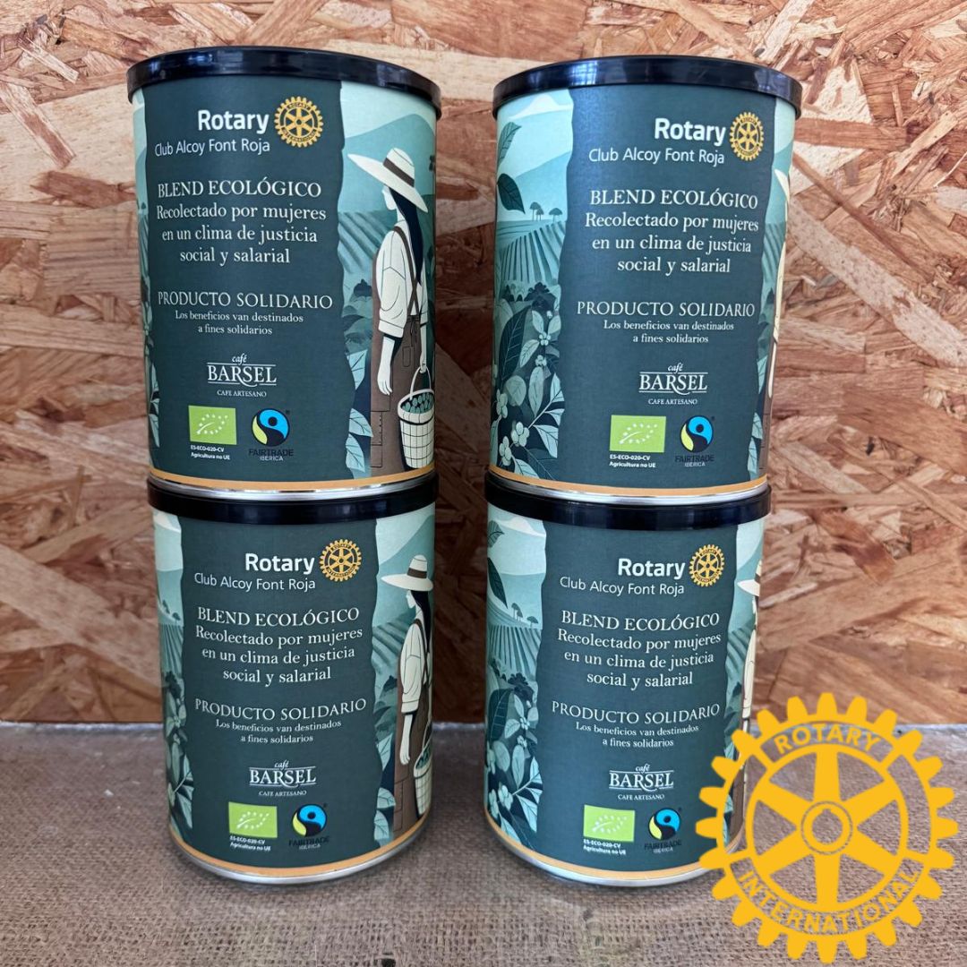 Producto solidario RC Alcoy Font Roja café ecológico mujeres pack 1kg
