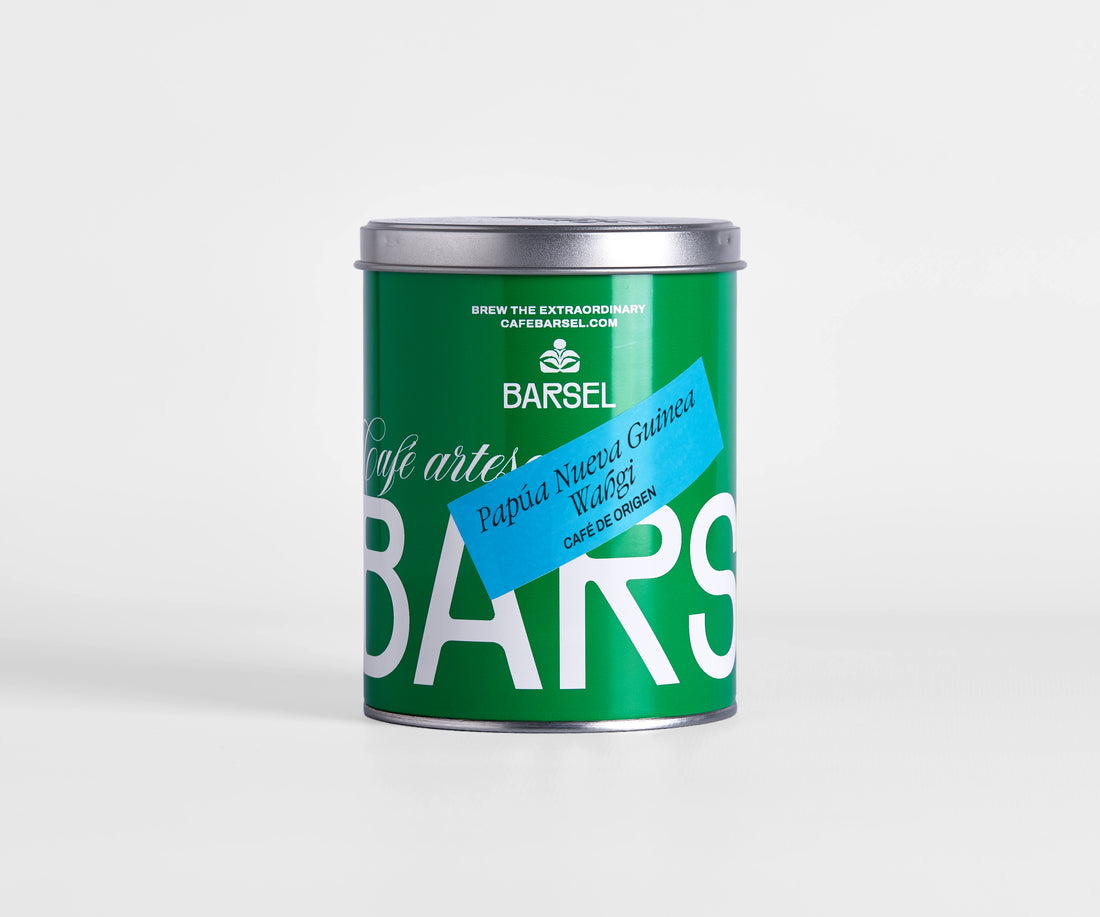 Lata de café de origen Papúa Nueva Guinea Wahgi de Cafés Barsel